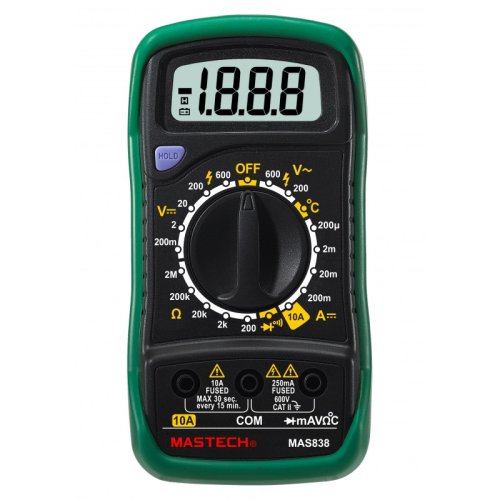 Мультиметр цифровой Mastech MAS838  картинка